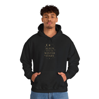 Align with the Winter Stars – Celestial Spiritual Hoodie