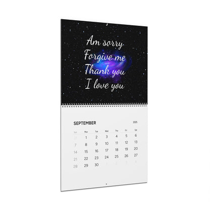 Wall Calendar - Law of Attraction Positive Quotes 2025