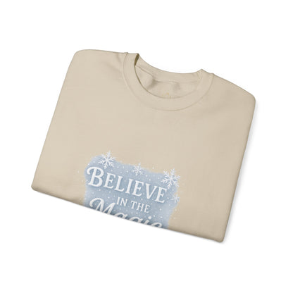 Believe in the Magic Winter Sweatshirt – Unisex Cozy Christmas Crewneck