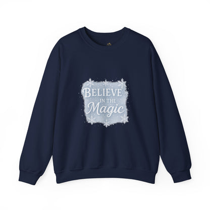 Believe in the Magic Winter Sweatshirt – Unisex Cozy Christmas Crewneck