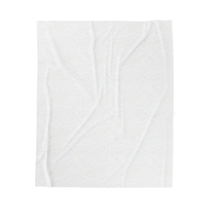 Velveteen Christmas Snowflake Blanket – Red & White Cozy Holiday Throw