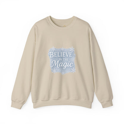 Believe in the Magic Winter Sweatshirt – Unisex Cozy Christmas Crewneck
