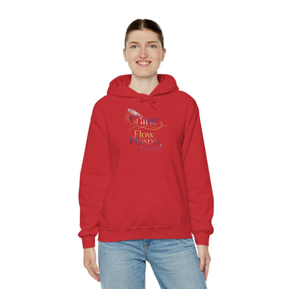 Shine Flow Prosper – Spiritual Manifestation Hoodie