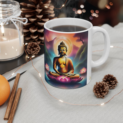 Buddha Mug, Zen, Coffee Mug, Tea Mug, Gift