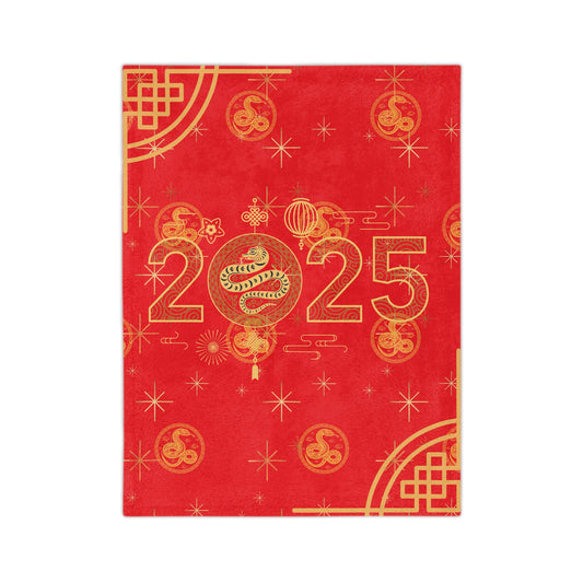 Year of Snake Chinese New Year Red Blanket Blanket