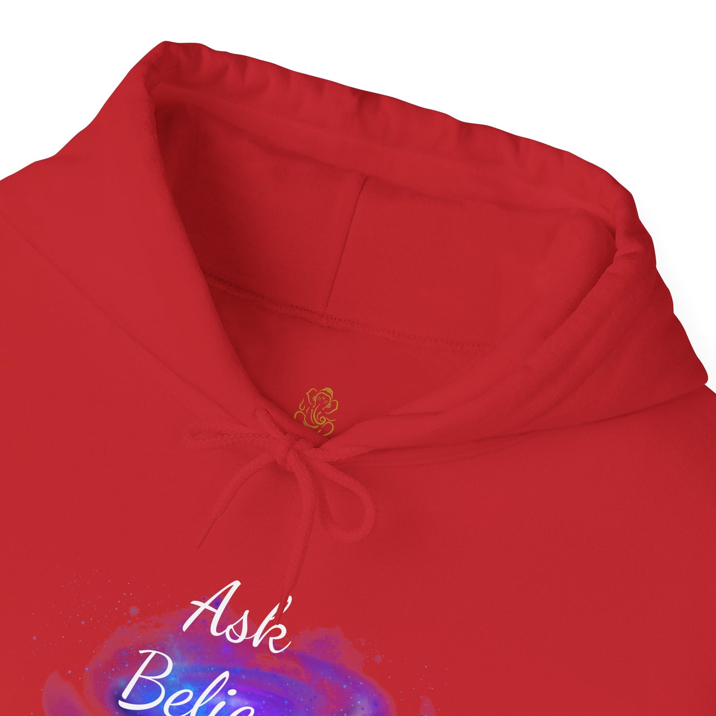 Ask Believe Receive Hoodie | Spiritual Manifestation Sweatshirt for Meditation & Mindfulness