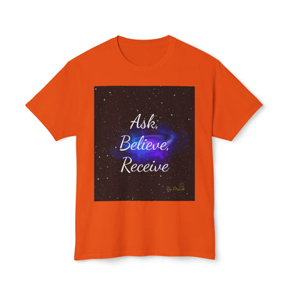 T-Shirt, Cotton, Unisex, Ask, Believe, Receive, Law of Attraction