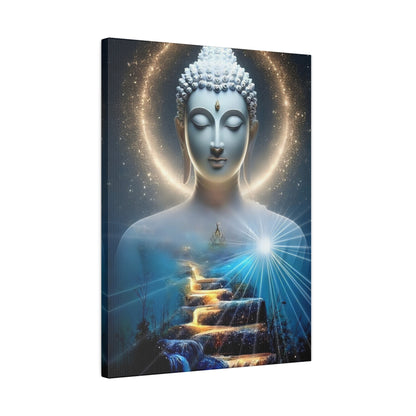 Buddha Canvas - Zen Space, Office Room, Peaceful, Gift Idea, Inspirational, Birthday, Thanksgiving