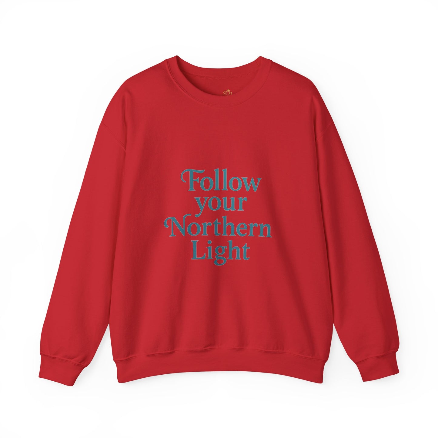 Follow Your Northern Light – Minimalist Winter Affirmation Sweatshirt (Unisex)