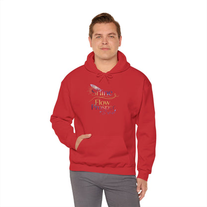 Shine Flow Prosper – Spiritual Manifestation Hoodie