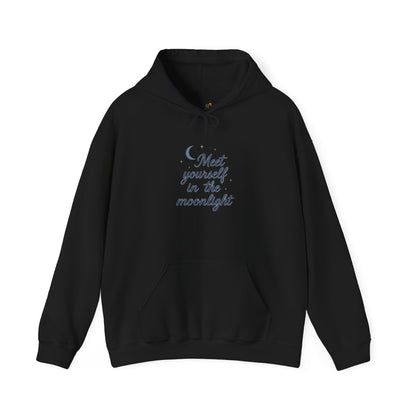 Meet Yourself in the Moonlight – Spiritual Moon Hoodie