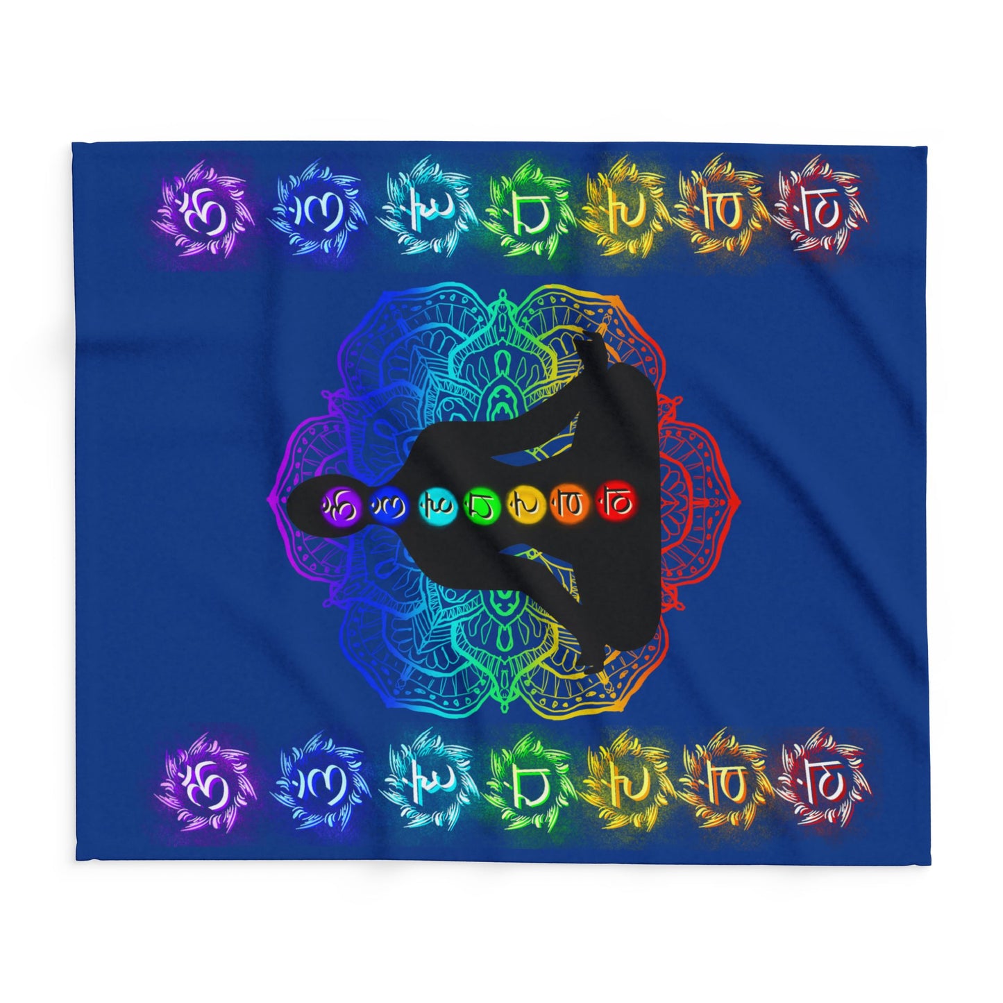 Fleece Blanket - Chakra Inspired Arctic Design