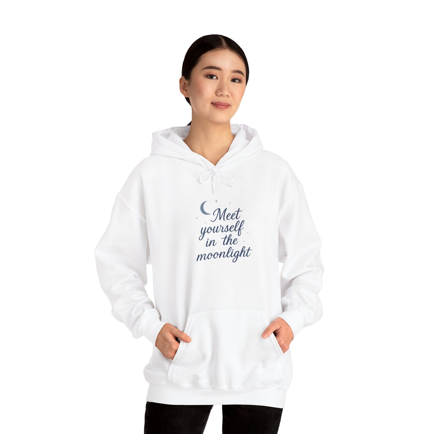 Meet Yourself in the Moonlight – Spiritual Moon Hoodie