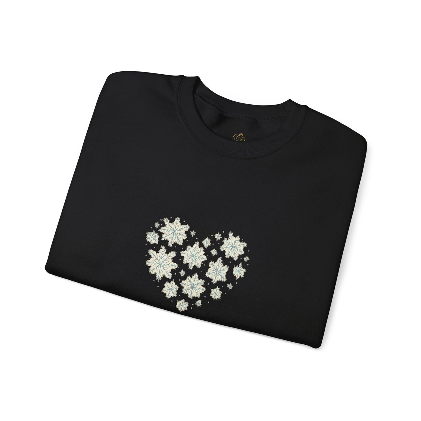 Warmth Comes From Within – Winter Affirmation Sweatshirt | Heart Snowflake Cozy Edition