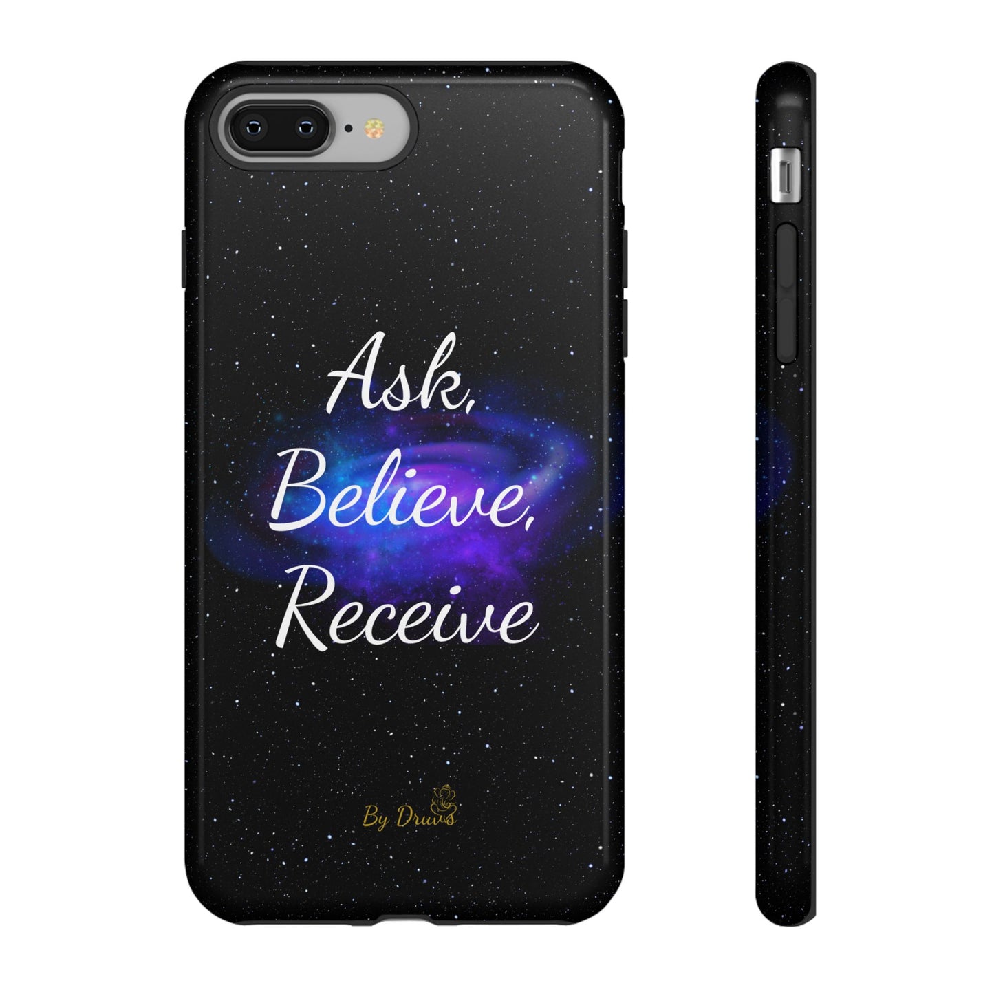 Phone Case - Ask, Believe, Receive, Law of Attraction, Positive Thinking,  iPhone, Samsung, Google Pixel, iPhone 16