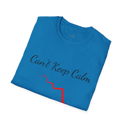 Bitcoin/Stock Investor Unisex Softstyle T-Shirt - Cant Keep calm am buying the dip