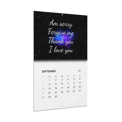 Wall Calendar - Law of Attraction Positive Quotes 2025