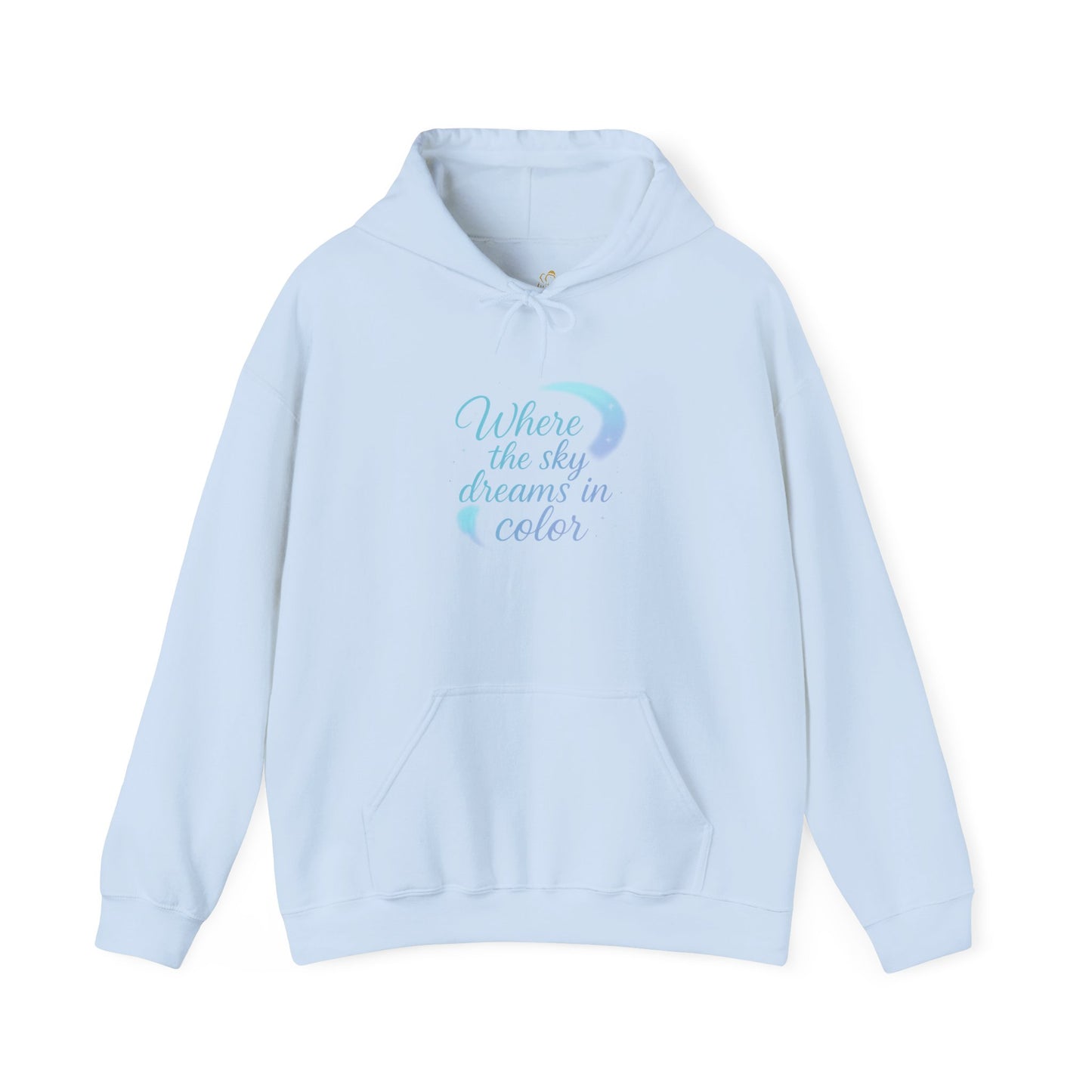 Where the Sky Dreams in Color – Cosmic Moon Hoodie