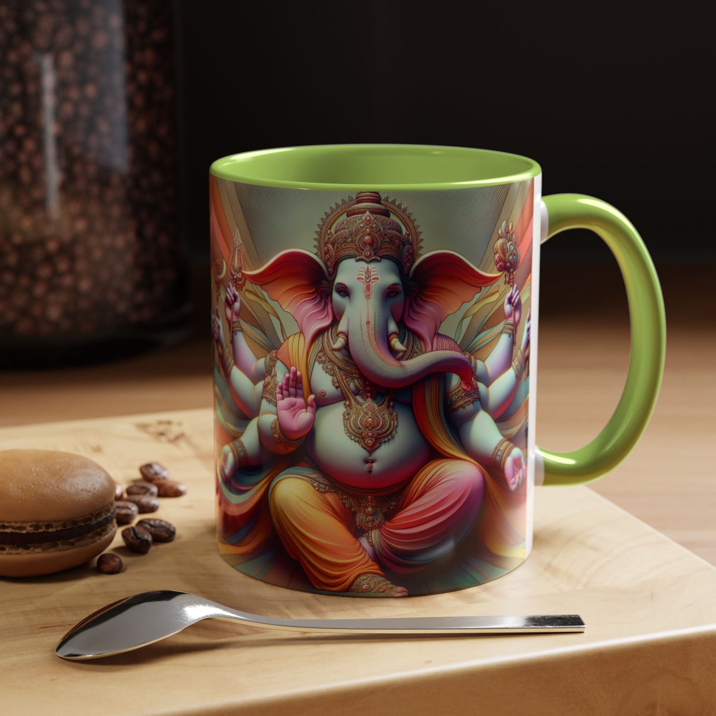 Lord Ganesha  – Spiritual Coffee Mug for New Beginnings, Prosperity & Positive Energy