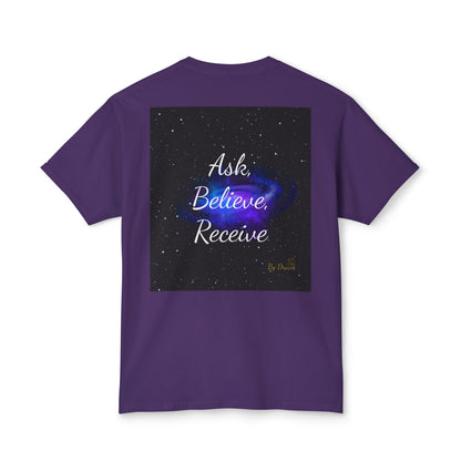 T-Shirt, Cotton, Unisex, Ask, Believe, Receive, Law of Attraction