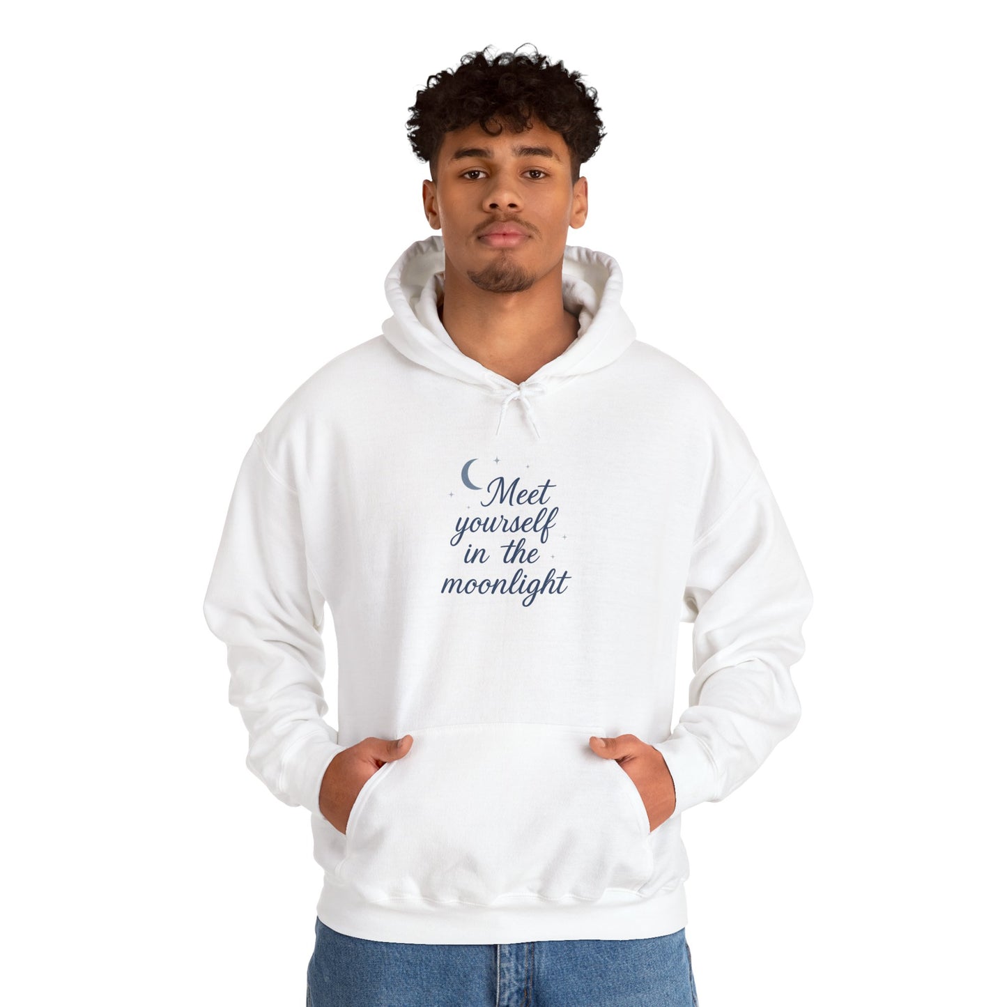 Meet Yourself in the Moonlight – Spiritual Moon Hoodie
