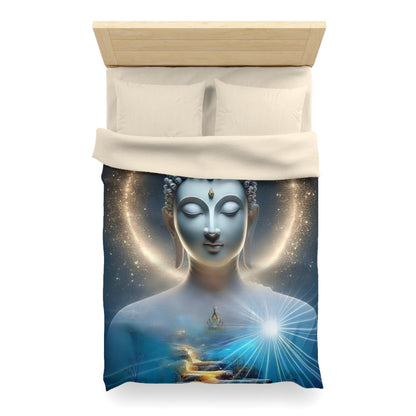 Buddha Duvet, Zen, Room Decoration, Bedding, Gift, Inspirational, Bed Cover