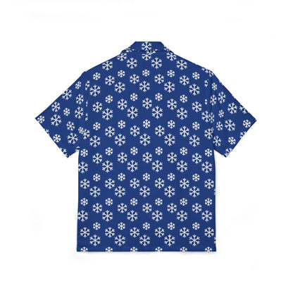 Blue Snowflake Shirt For Christmas Time or a  Party