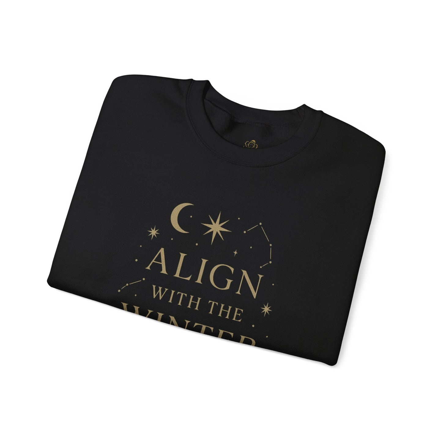 Align with the Winter Stars – Celestial Holiday Sweatshirt | Spiritual Winter Vibes