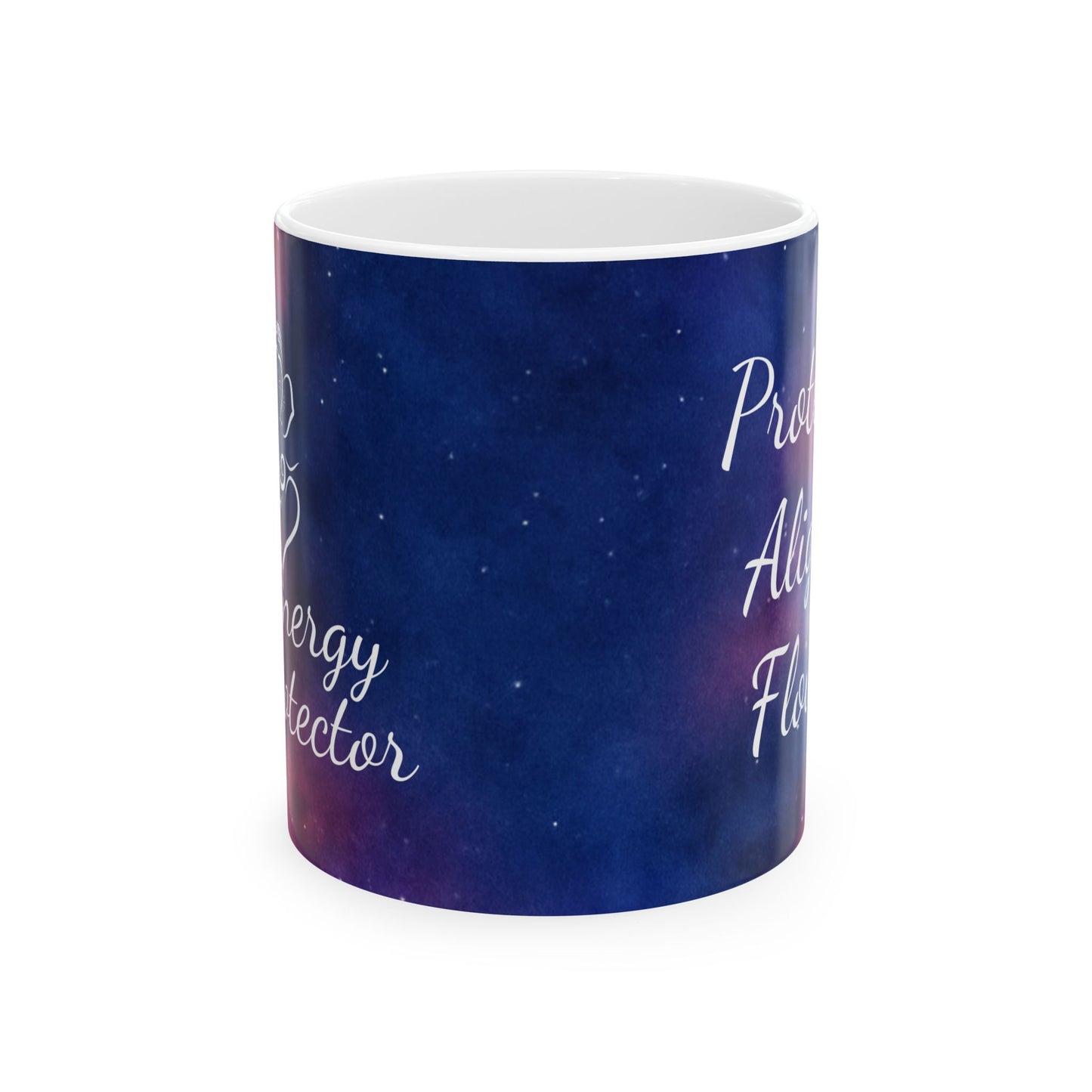 Ganesh Mug – My Energy, My Protector | Cosmic Spiritual Mug