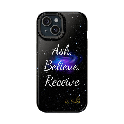 iPhone Magnetic Case, Ask, Believe Receive, Law of Attraction