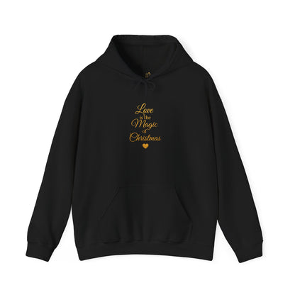 Love is the Magic of Christmas – Holiday Unisex Hoodie