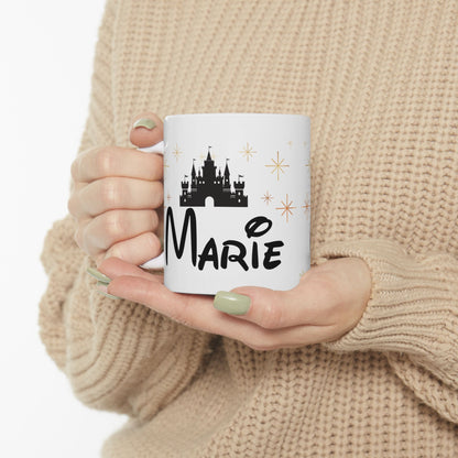 Personalized Castle Mug – Custom Name Magic Mug for Disney Lovers