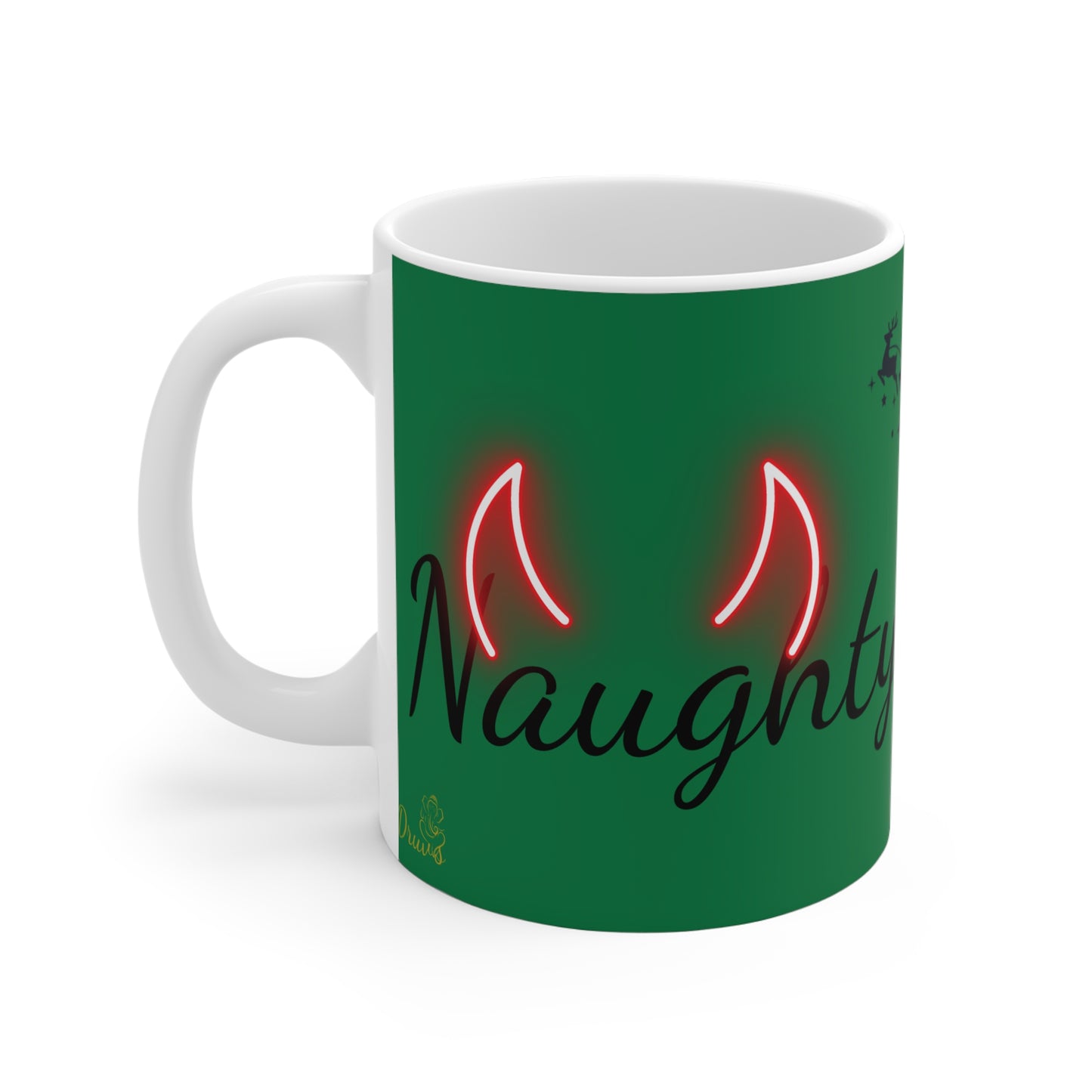 Christmas Mug - Naughty but not Naughty, Holiday Season