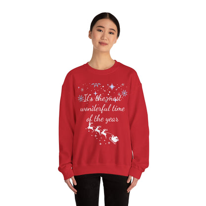 Christmas Sweatshirt, Unisex Sweatshirt, Holiday Season, Gifts, Holiday Apparel, Santa Claus, Xmas