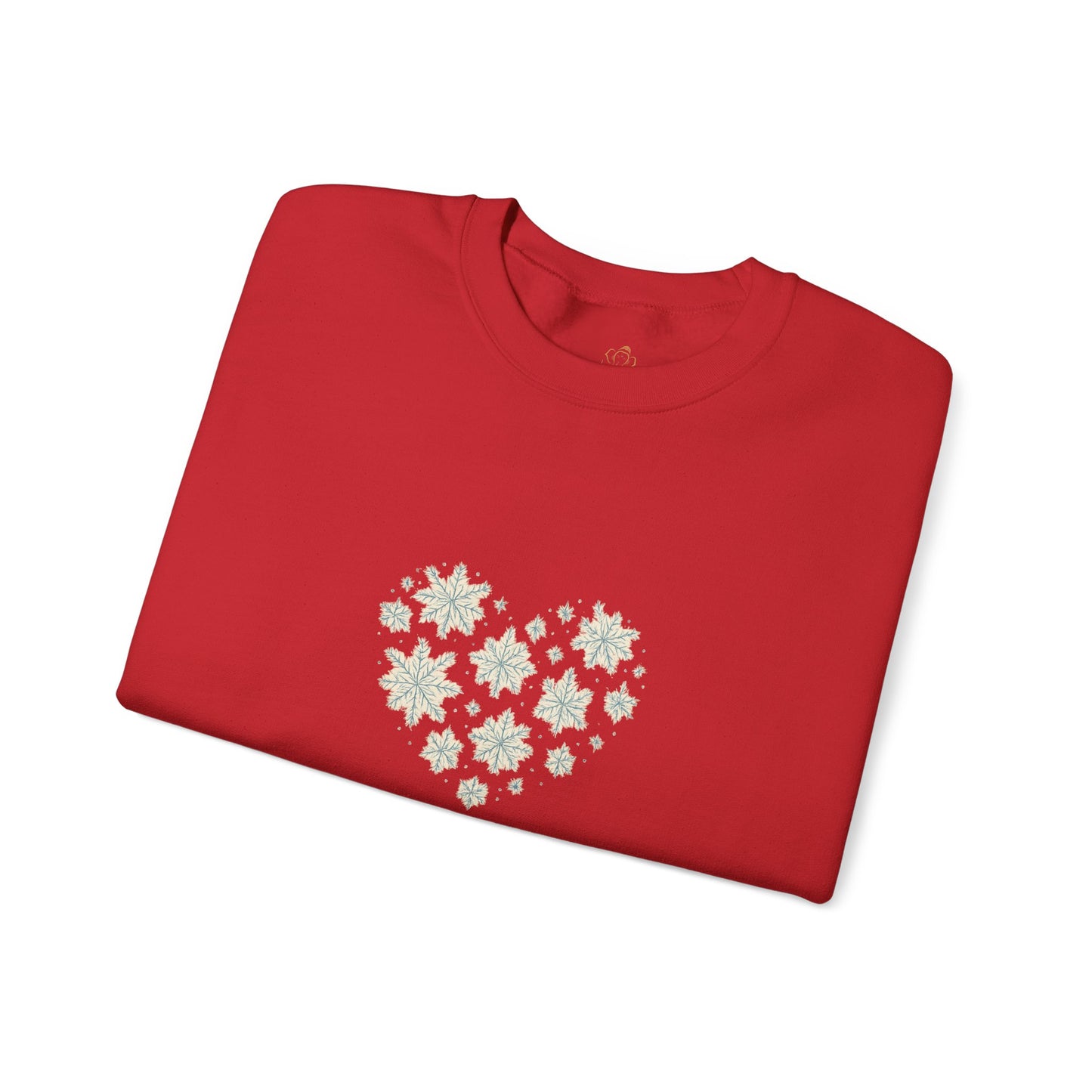Warmth Comes From Within – Winter Affirmation Sweatshirt | Heart Snowflake Cozy Edition