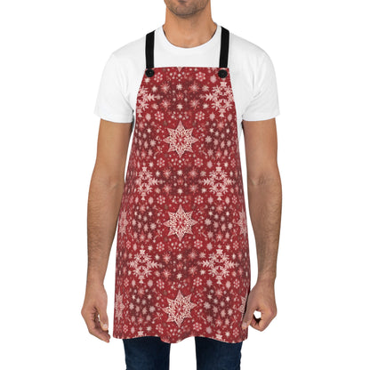 Christmas Star Snowflake Apron