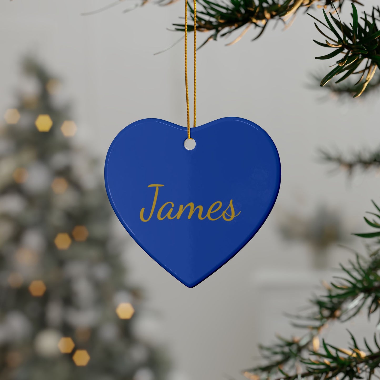 Ceramic Ornaments - Personalized Christmas Ornament with Name, Message or Picture