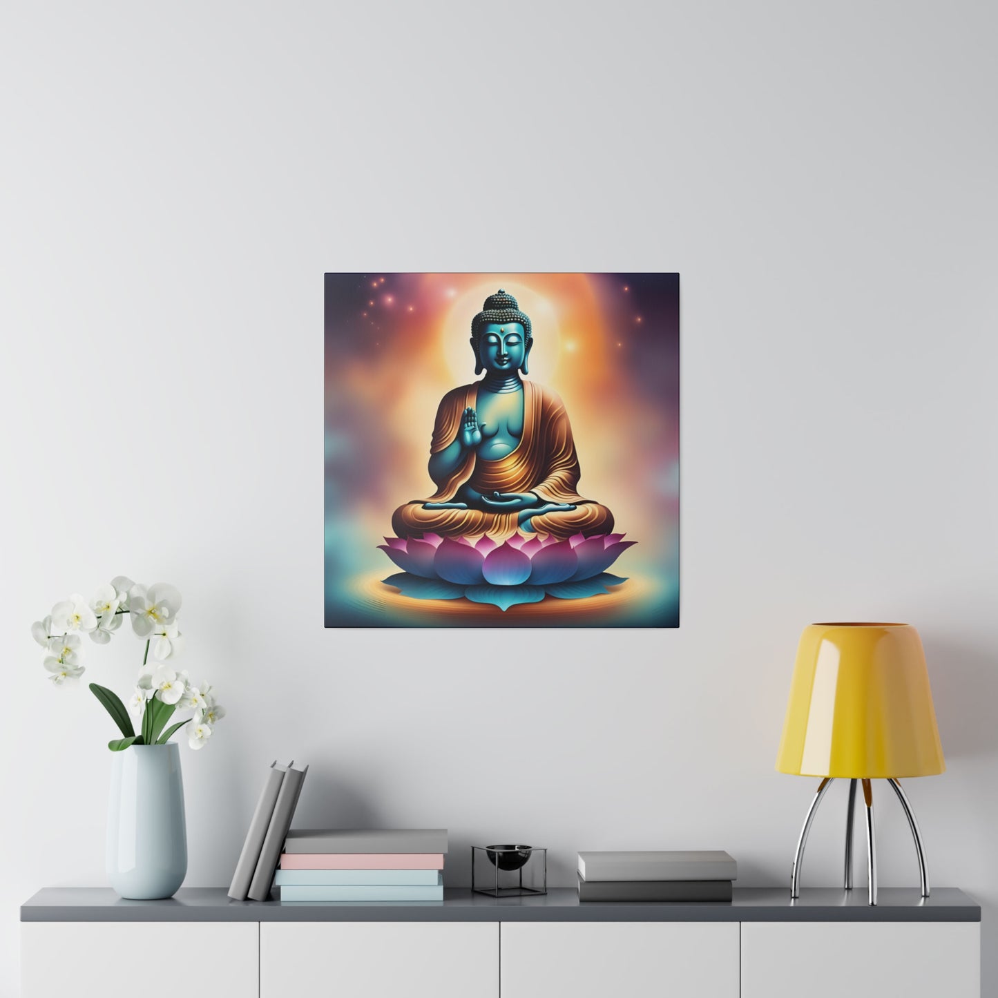 Buddha Canvas - Zen Space, Office Room, Peaceful, Gift Idea