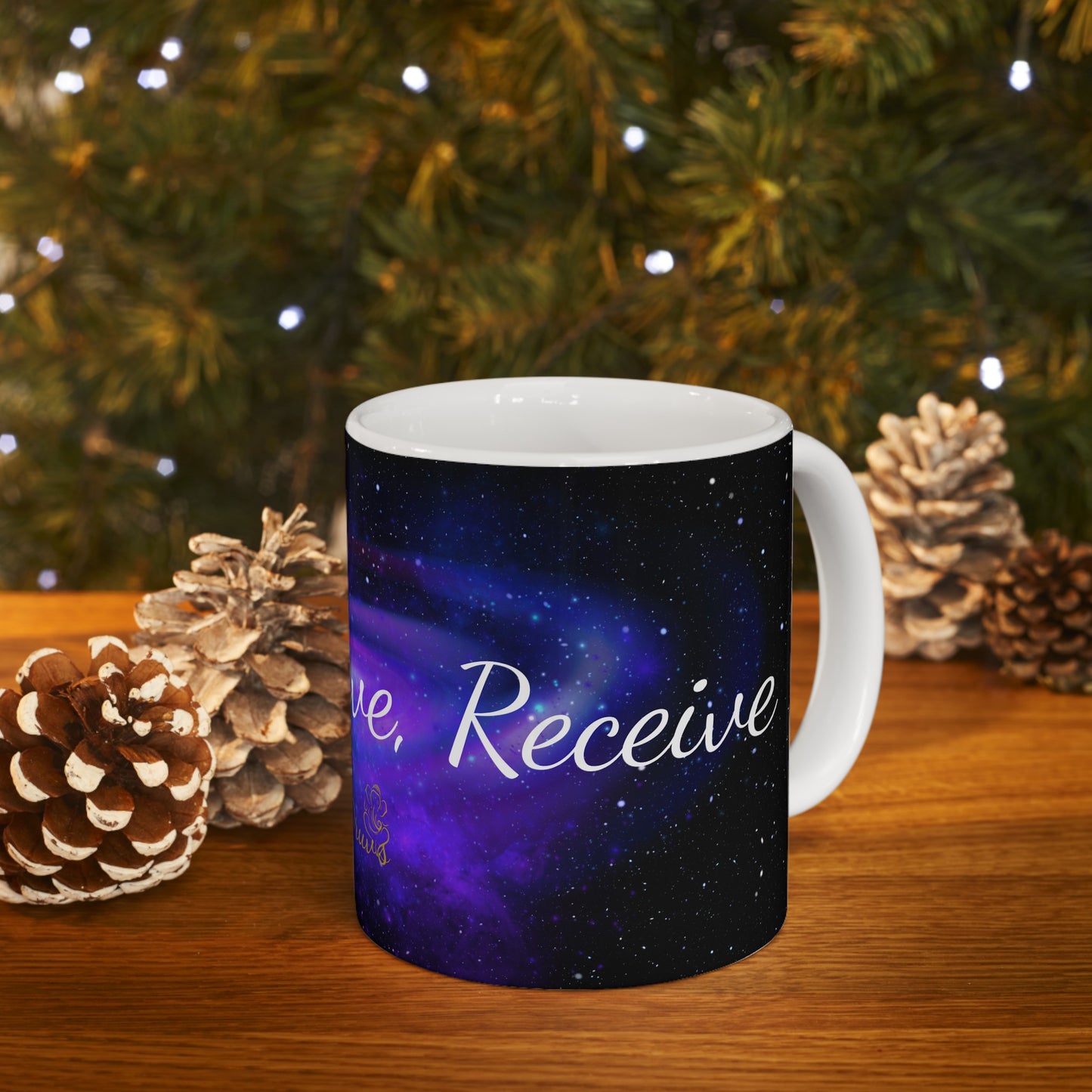 Ask, Believe, Receive Mug, (11oz, 15oz) Law of Attraction, Coffee Mug, Tea Mug