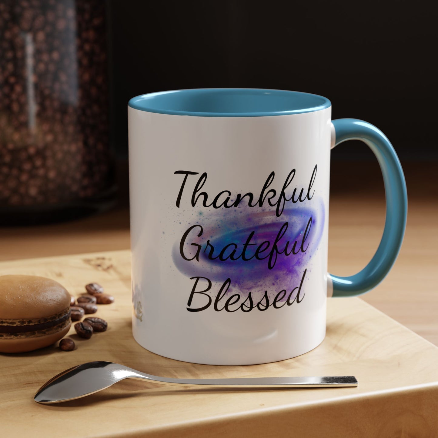 Two Tone Inspirational Mug, Gratitude Mug - Druvs