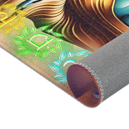 Buddha Chakra Area Rug – Sacred Lotus Meditation Mat