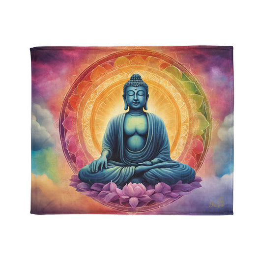 Colorful Buddha Blanket