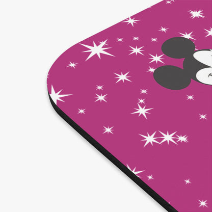 Personalized Disney-Inspired Mousepad – Custom Name Desk Mat with Mickey & Minnie Style