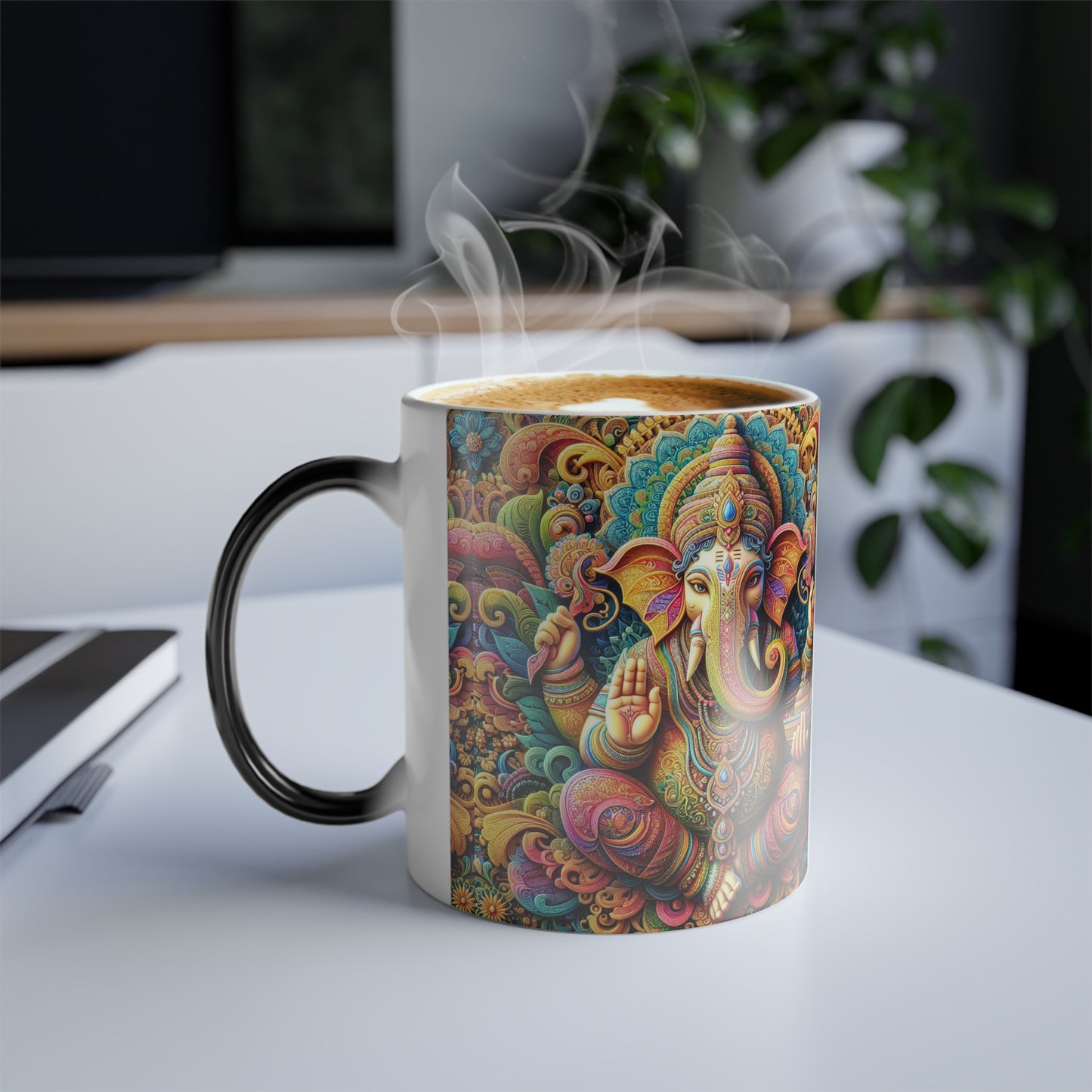 Ganesh Mug | Lord Ganesha Coffee Cup | Hindu Gift | Spiritual Mug | Meditation Tea Cup | Yoga Gift