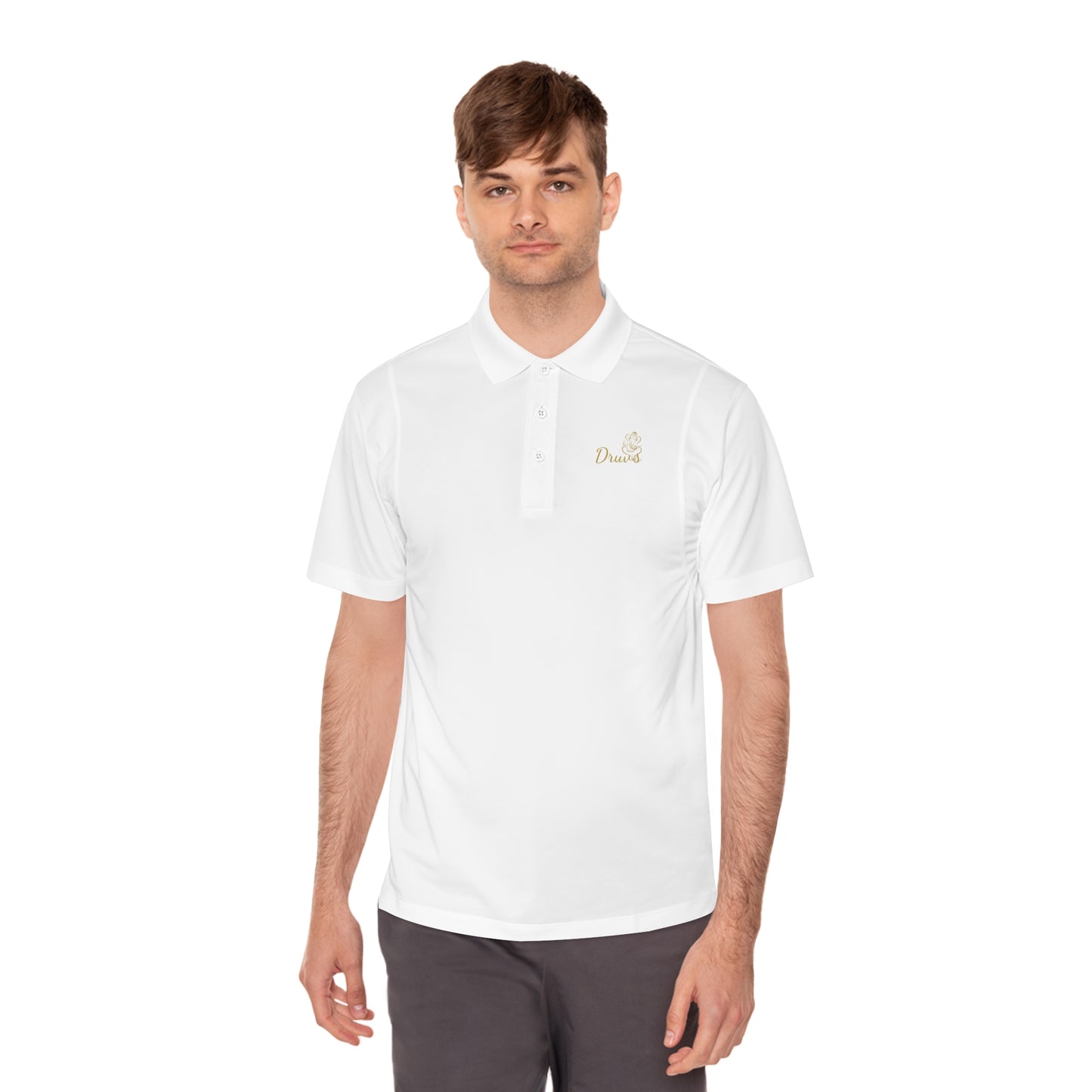 Druvs Premium Polo Shirt – Classic Embroidered Logo, Unisex Fit (Multiple Colors)