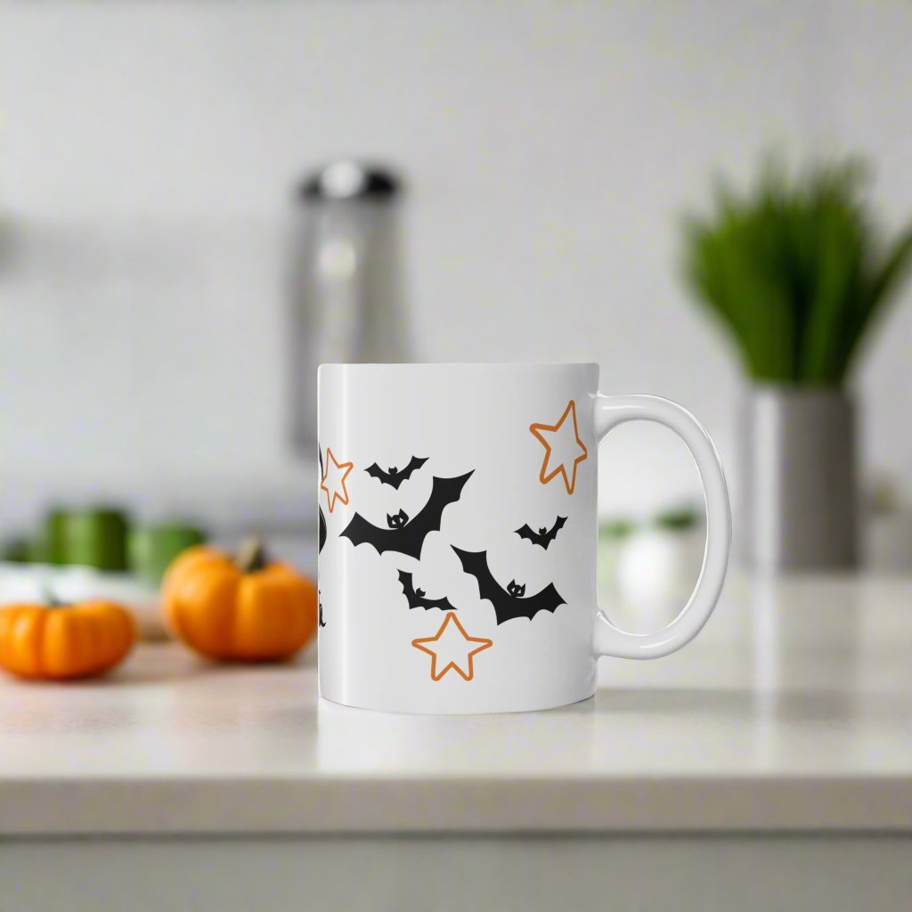 Halloween Pumpkin Mug, Holiday Season, Spooky Season, Morning Coffee, Coffee Mug, Tea Mug