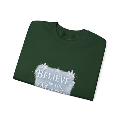 Believe in the Magic Winter Sweatshirt – Unisex Cozy Christmas Crewneck