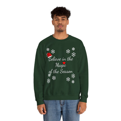 Christmas Sweatshirt, Ugly Christmas Sweater, Holiday Season, Xmas Cheer, Magic of the Season, Gifts