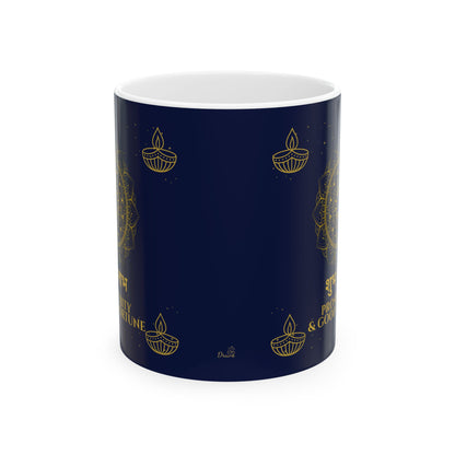 Shubh Labh Mug – Prosperity & Good Fortune Diwali Edition Ceramic Mug