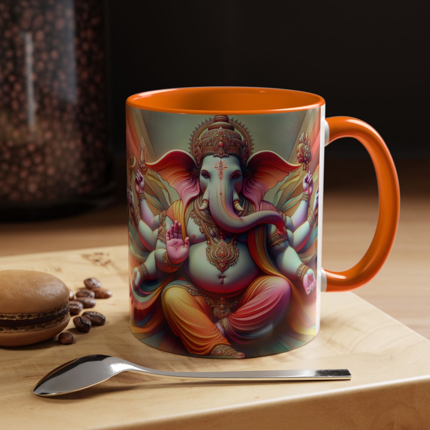 Lord Ganesha  – Spiritual Coffee Mug for New Beginnings, Prosperity & Positive Energy
